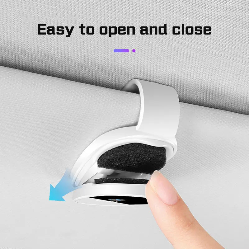 Universal Car Glasses Clip Card Ticket Holder For Geely Galaxy L7 L6 Boyue Borui Coolray Emgrand GE Auto Sun Visor Glasses Box