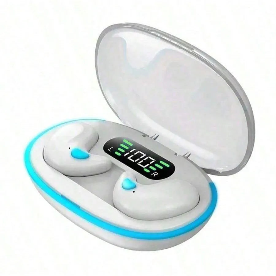 Painless Not In The Ear Sleep Earbuds Ultra Thin Invisible Wireless Headphones Noise Blocking Sleep Headphones for Insomnia
