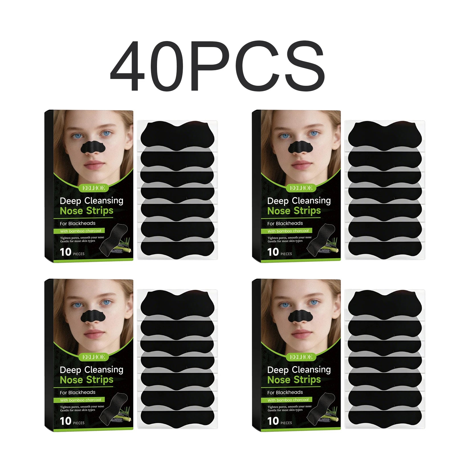 Blackhead Remover Nose Strips Unisex Deep Cleansing Pores Helps Clear Blackheads Minimizes Pores Nasal Mask Patch Skin Care