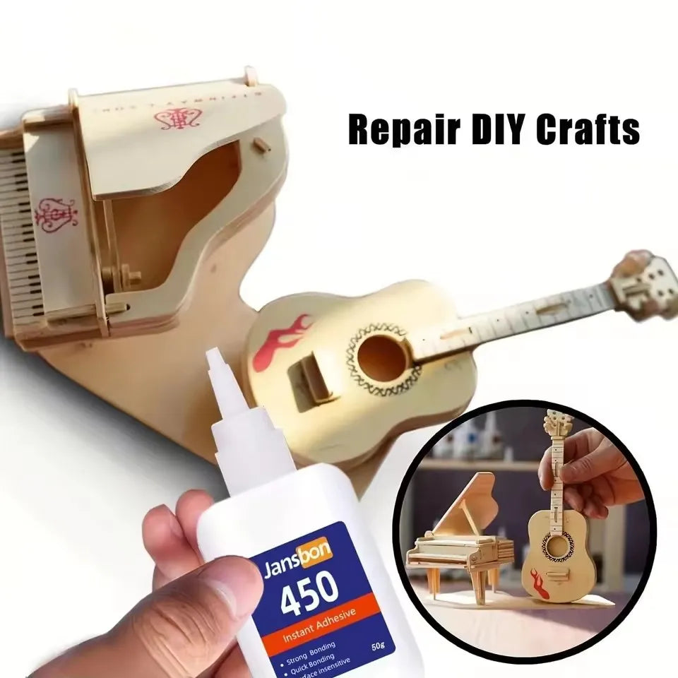Special Adhesive for Wood Strong Woodworking White Latex Flooring Quick Drying Adhesive Universal Super Glue Welding Oily Glue
