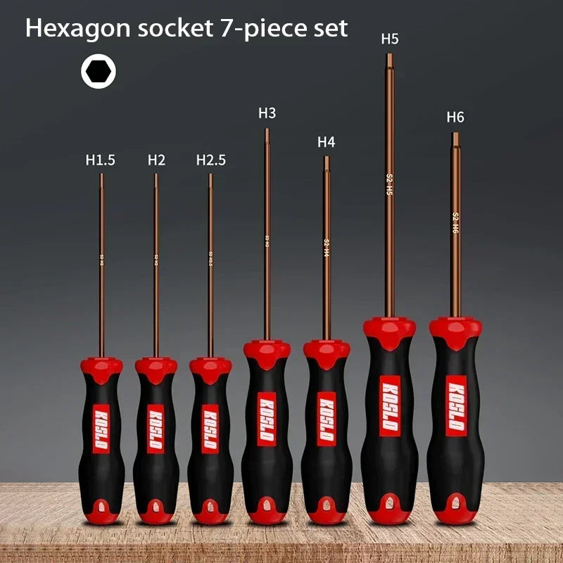 Internal Hexagonal Screwdriver Small 2025 New Wrench Hexagonal Star Set Tool Extended Straight Shank Hexagonal Edge Bicycle