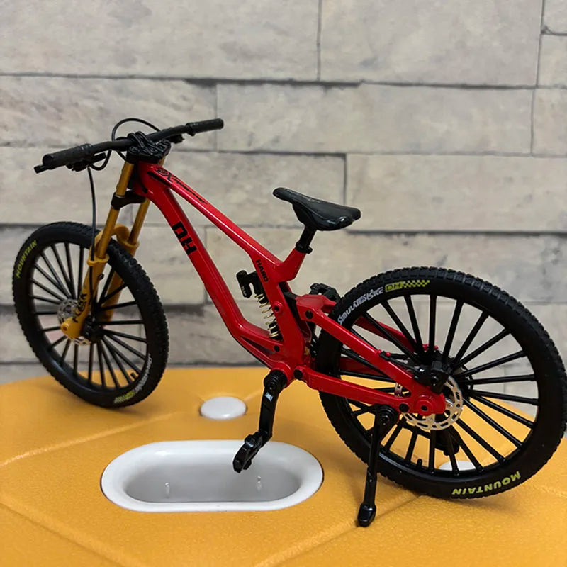 1:8 Model Alloy Bicycle Diecast Mini Finger Bikes Toys Simulation Collection Gifts Toys for Boys 41A