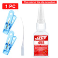 1/2/3/4pcs 498 Super Glue Gel,Strong Instant Adhesive,Transparent Epoxy Resin Glue Adhesive,10s Quick Fix Adhesive for Plastic/Metal/Wood/Ceramic/Glass,New Formula, Anti-Aging
