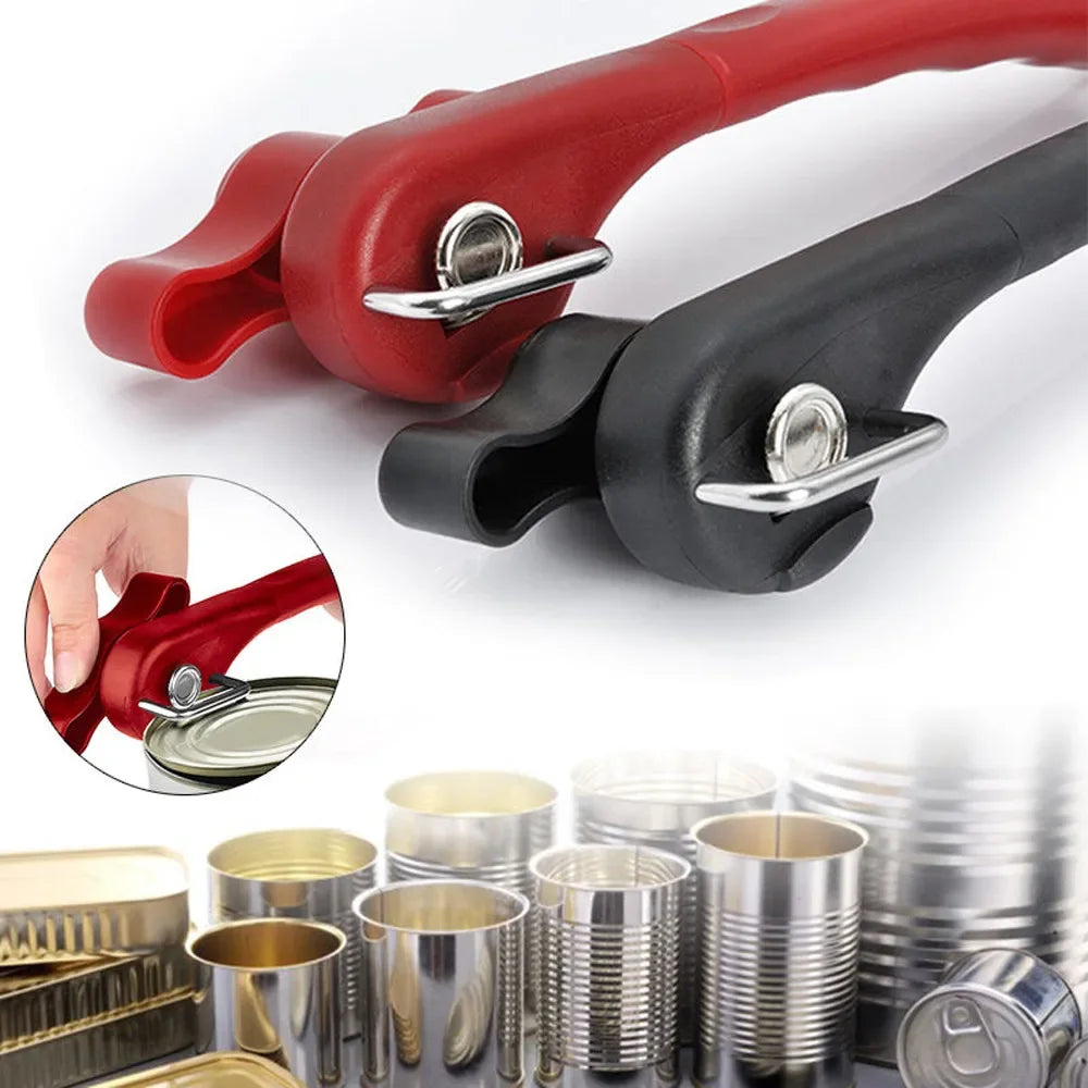 NEW Lid Opener Can Opener Narzędzia Kuchenne I Gadżety Stainless Steel Safety Side Cut Manual Can Tin Кaстет Для Самообороны