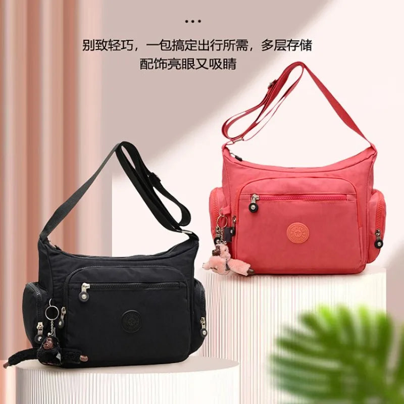 Fashionable Diaper Bag For Women Luxury Leather Messenger Purse Trendy Solid Color Shoulder Bag Classic Original For Party