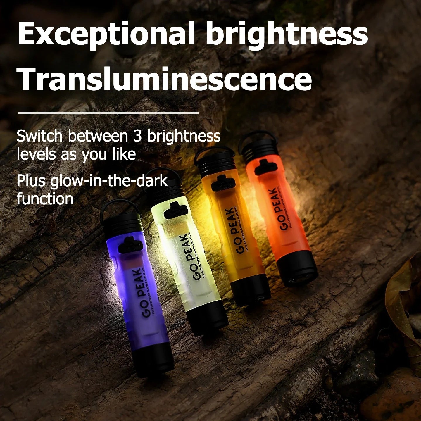GOPEAK Pocket Mini Flashlight Outdoor Key Clip Cap Ambient Led Long Endurance Disaster Relief Emergency 5050 Small Light