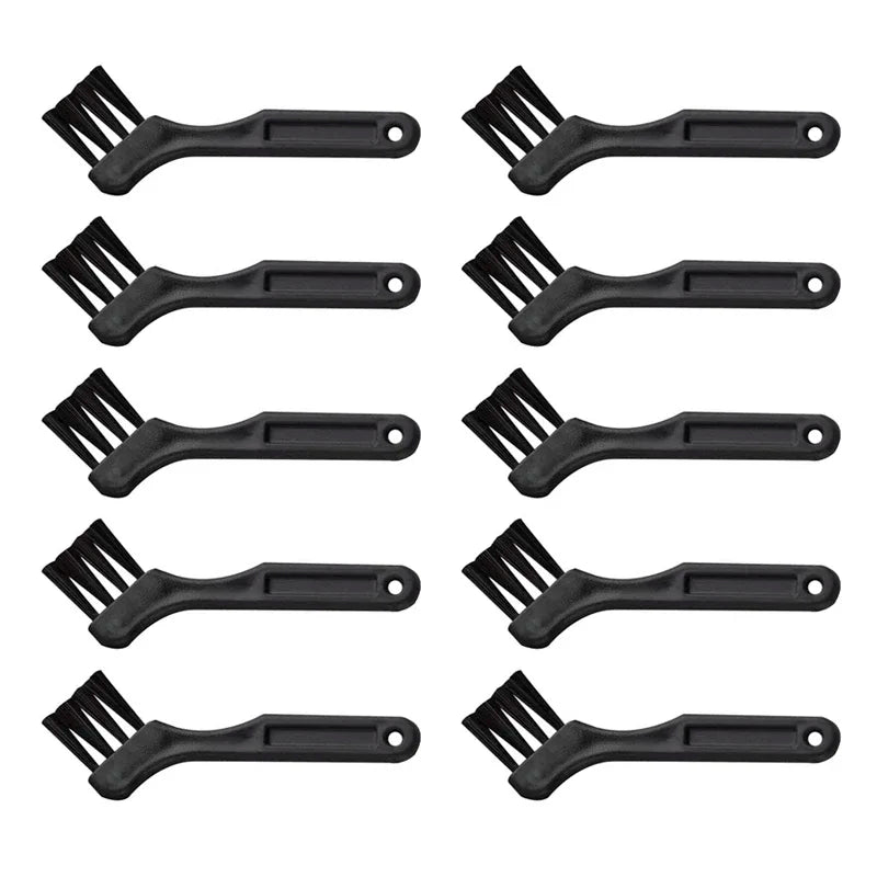 Small Multi-function Brush Razor Cleaning Brush Keyboard Dust Nylon Black Plastic Brush Computer Keyboard Dust Removal Tool