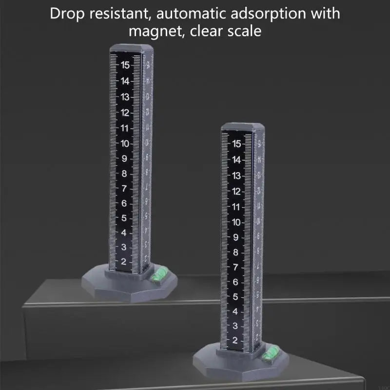 Double Side Scale Contouring Ruler for Ceramic Tile Positioning Leveling Antidrop Designing Stable Floor Tile Alignment Y4QC