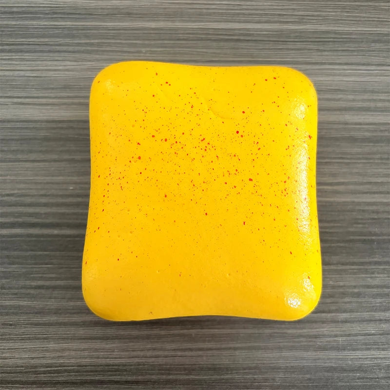 Soft Toast Squishy Toy Squeeze Stress Relief Toys Fidget Toys Simulation Bread Slow Rebound Sensory Toy Best Gift for Friends