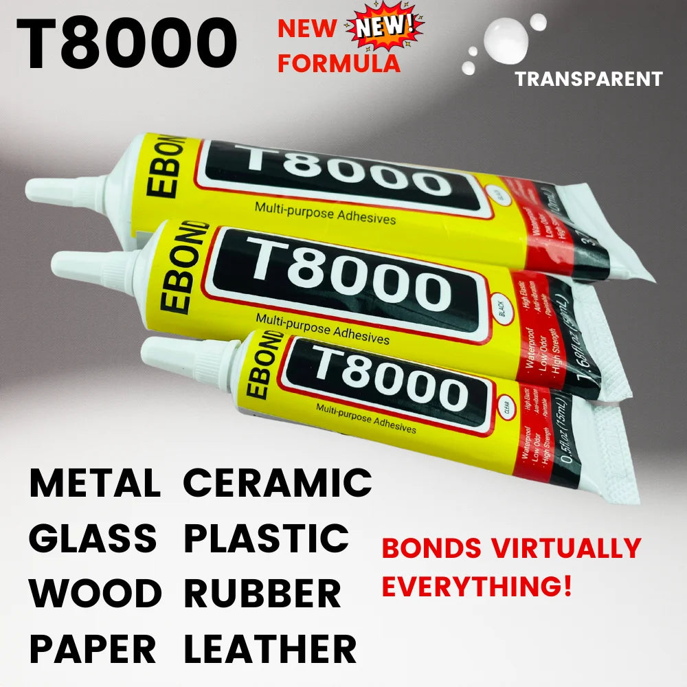 15ML 50ML 110ML Clear Contact Phone Repair Adhesive Glass Plastic Universal DIY Glue With Precision Applicator Tip
