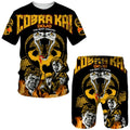 Cobra Kai Fun Unisex Tshirt 3D print T-shirt Set Summer Men Women Short Sleeve Top Oversized Harajuku Hip Hop Style Cosplay Tee