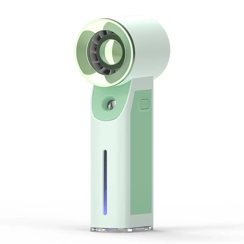 4000mAh USB Rechargeable Misting Handheld Turbo Fan Ice Compress Cooling Spray 샤오미 선풍기 Portable Travel Gadget for Xiaomi
