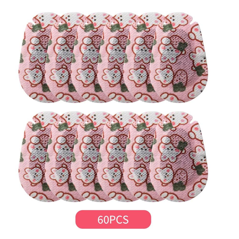 20/60Pcs Breathable Amblyopia Eye Patch Band Aid Cartoon Kids Disposable Medical Sterile Eye Pad Adhesive Bandages First Aid Kit