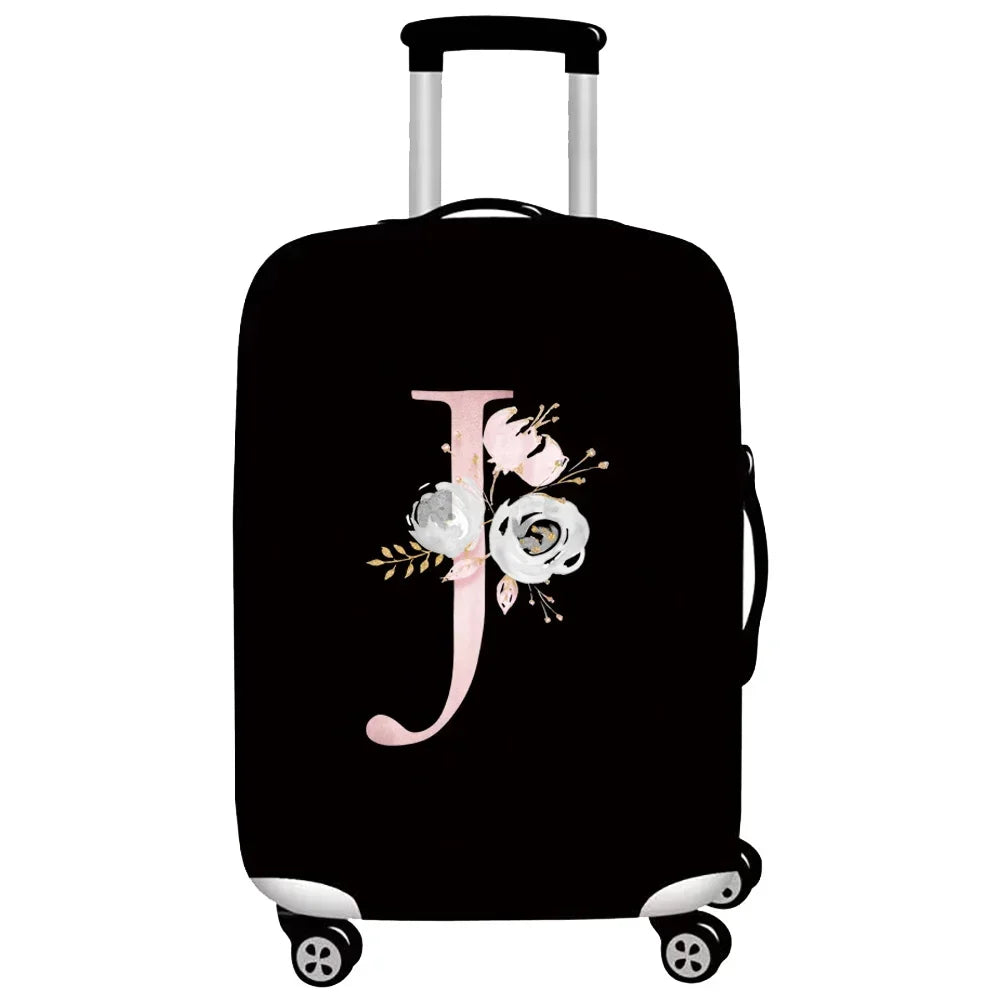 Thick Elastic Luggage Protective Cover Suit for 18-32 Inch Suitcase Covers Trolley Cover Travel Accessorie Pink Flower Series