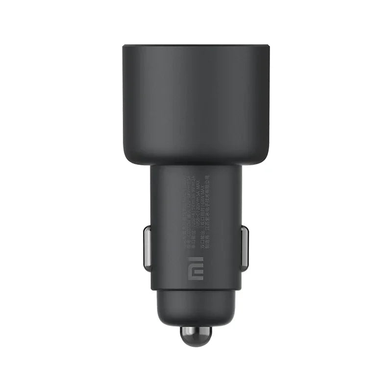 Original MIJIA 100W Car Charger Dual USB Quick Charge Wireless Mi Car Charger 100W USB-A USB-C Dual Output LED Power