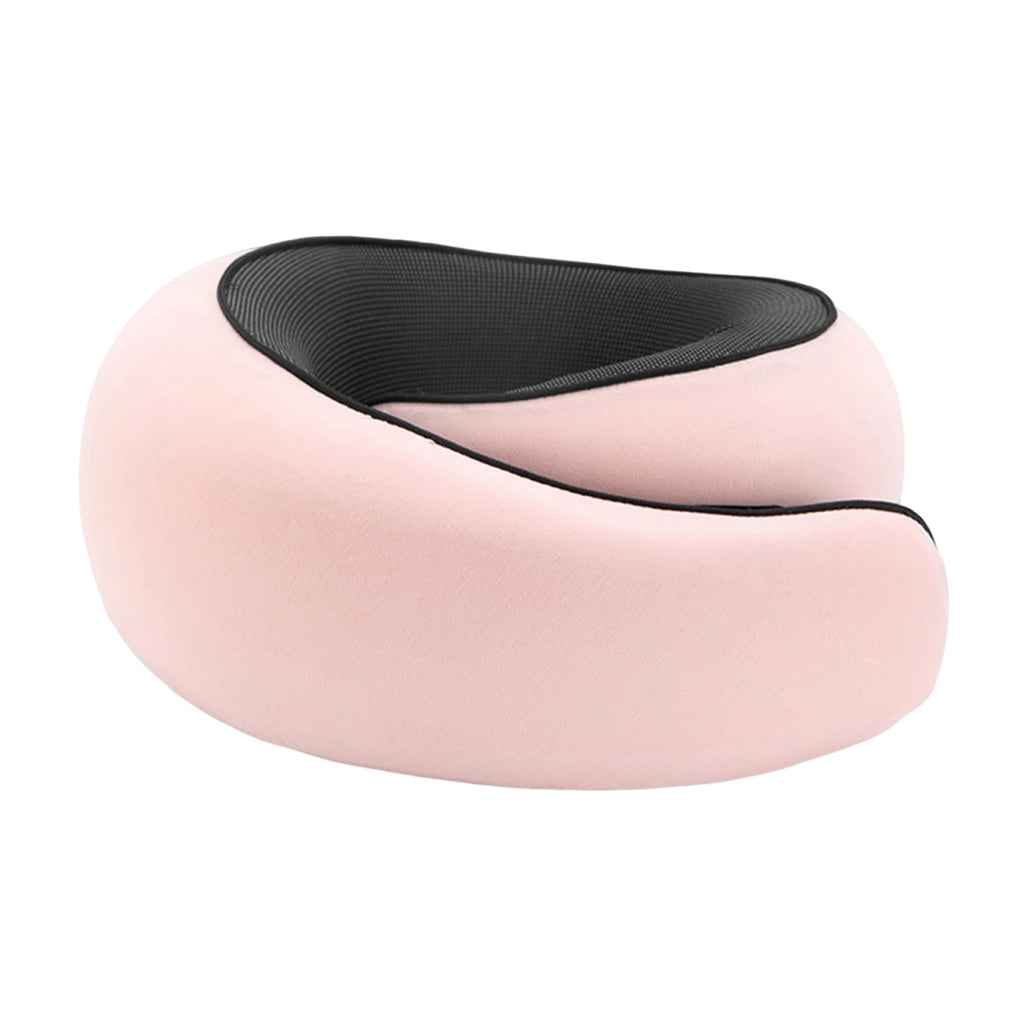 Travel Pillow Set with Eye Mask Memory Foam with Earplug Holder & Carry Bag Travel Essentials for Plane Car Train and Home
