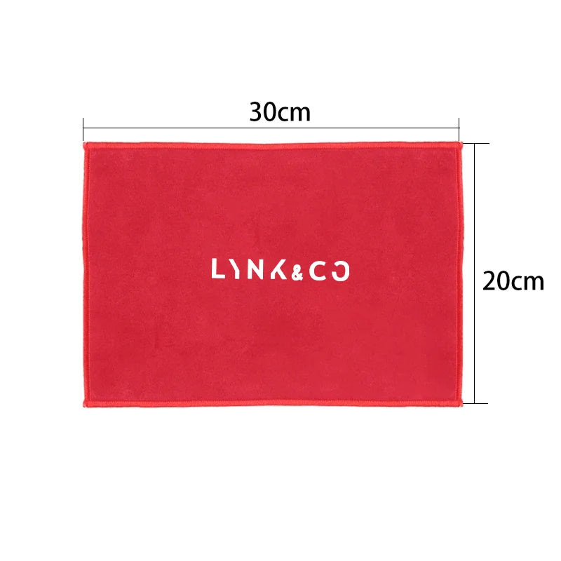 Microfiber Towel Car Cleaning Care Tools Accessories For LYNK&CO 01 02 03+ 05 06 09 PHEV 09 MHEV