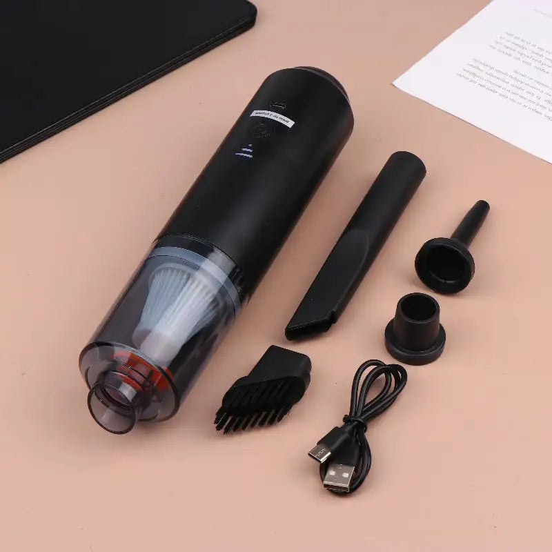 Wireless Dual Purpose Suction And Blowing Vacuum Cleaner Dual Use For Home And Car High Power Powerful Vacuum Cleaner Black