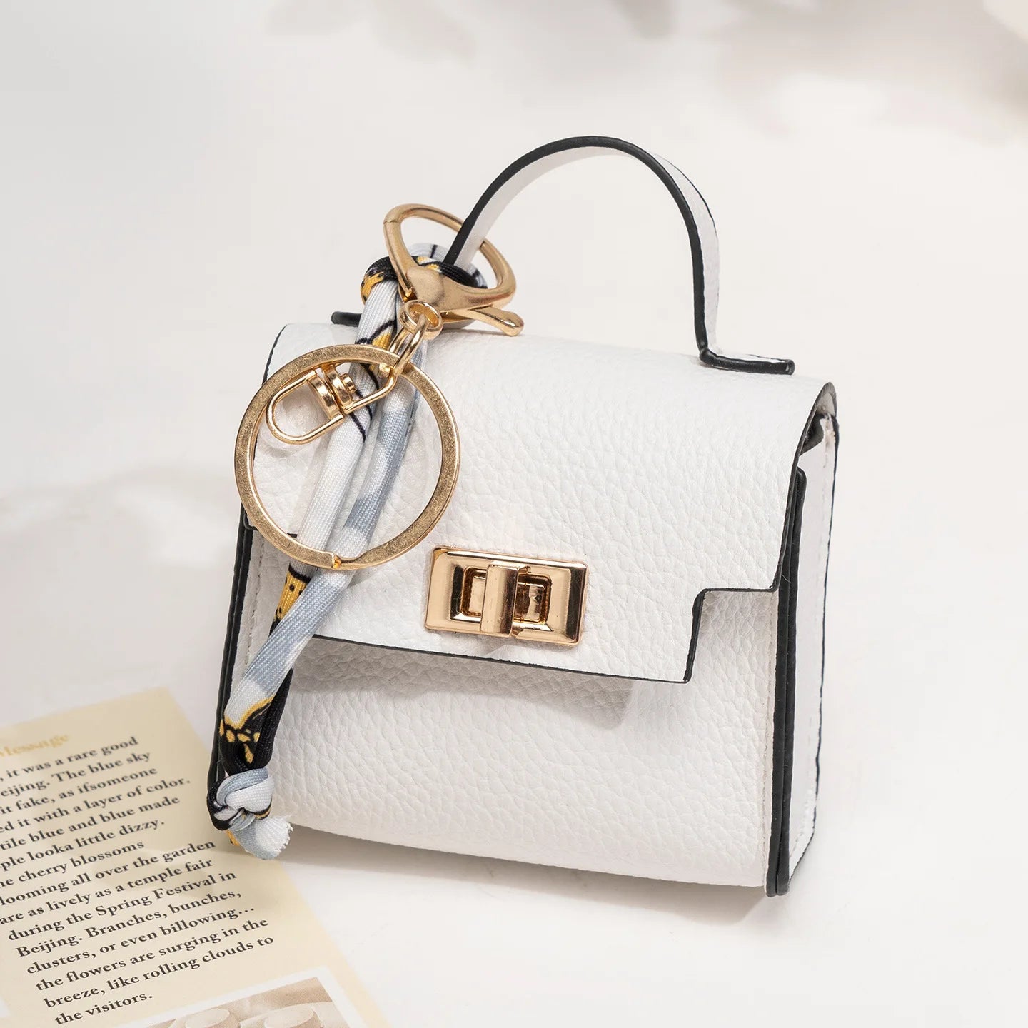 New style Mini House Small Bag Handheld Portable Hand Rope Bluetooth Earphone Bag Zero Wallet Multi functional Small Bag