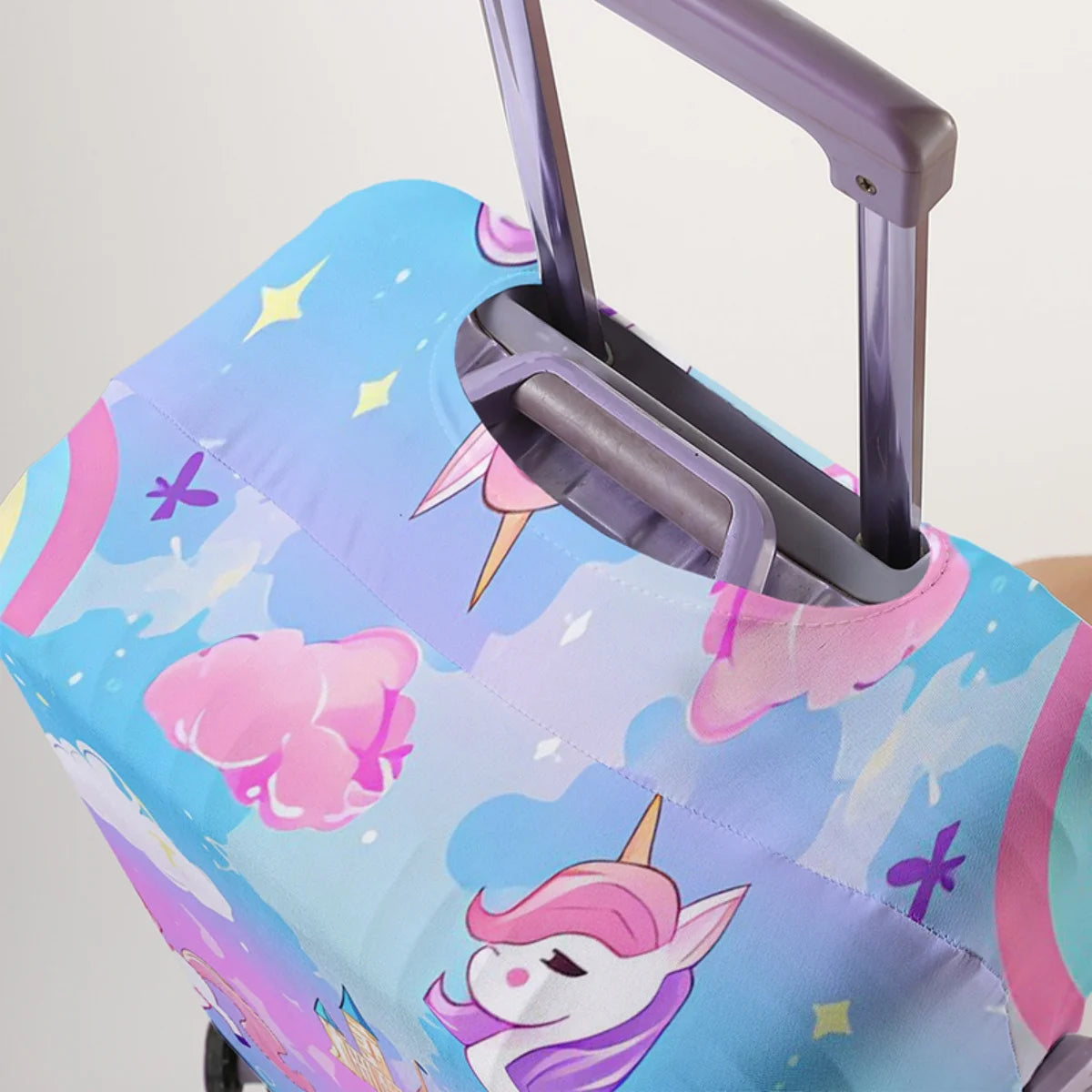 Animal pattern luggage protection cover, set suitable for 18-32 inch luggage cover, suitcase handle cover, travel accessories