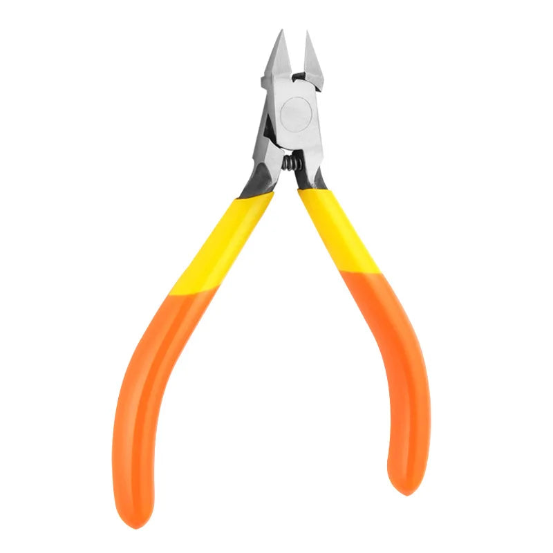Carbon Steel Precision Diagonal Cutter Pliers Sharp Flush Nipper for Model Assembly Electronics Craft Wire Cutting Home Tool