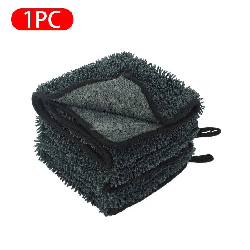 SEAMETAL 700GSM Car Drying Cloth 60X40CM Super-Absorbent Cleaning Towel Ultra-Soft Scratch-Free Cleaning Cloth for Car Detailing