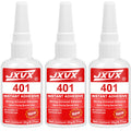 JXVX Instant Bond High CA Super Glue – clear, Ethyl Cyanoacrylate Adhesive for Woodworking, Gap-Filling, 15-45 Second Set – 20ml
