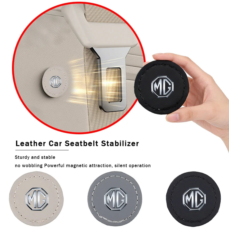 Magnetic Car Seat Belt Limiter Stopper Stabilizer Accessories For Morris Garages MG HS 2025 6 3 5 7 TF ZR ZS HS GS GT Hector RX5