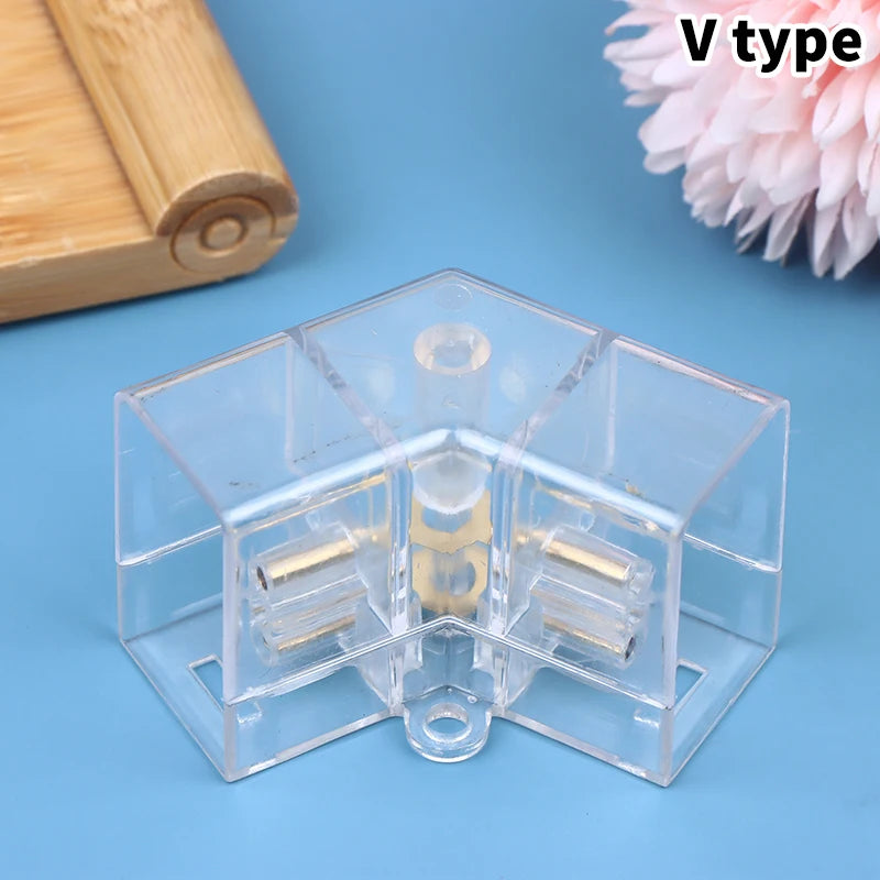 2-Pin V/Y/I/L Connector For LED Lamp For Bordered Honeycomb Light Tube 110-240V For Universal Car Wash Workshop Basement Garage