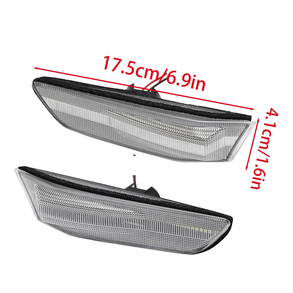 2pcs Car LED Side Lamp LED Dynamic Side Indicator LED Side Marker Lights Car Side Light for Infiniti G35 2-door Coupe 2003-2007