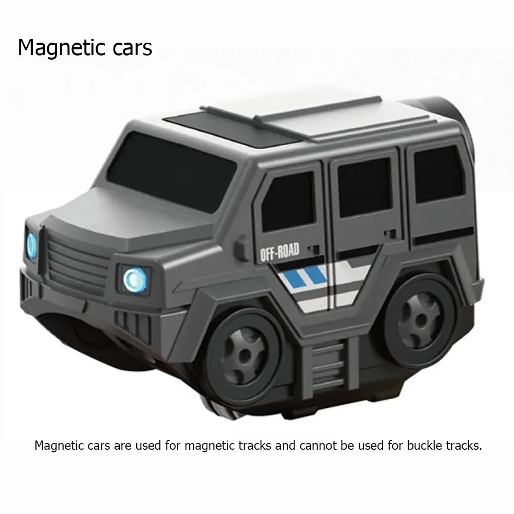 Plastic Magnetic Tracks Train Anti-gravity Intelligent Toy Magnetic Train Diecast Toy Smooth Steady Driving Electric Train