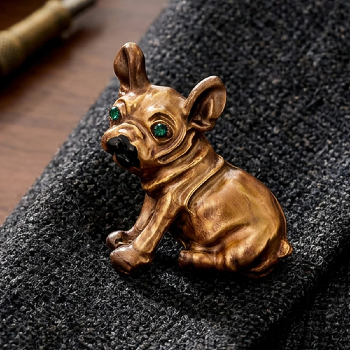 Classic Enamel Rhinestone Dog Brooches for Women Unisex Trendy Animal Pins Office Party Friend Funny Gifts Jewelry Accessories