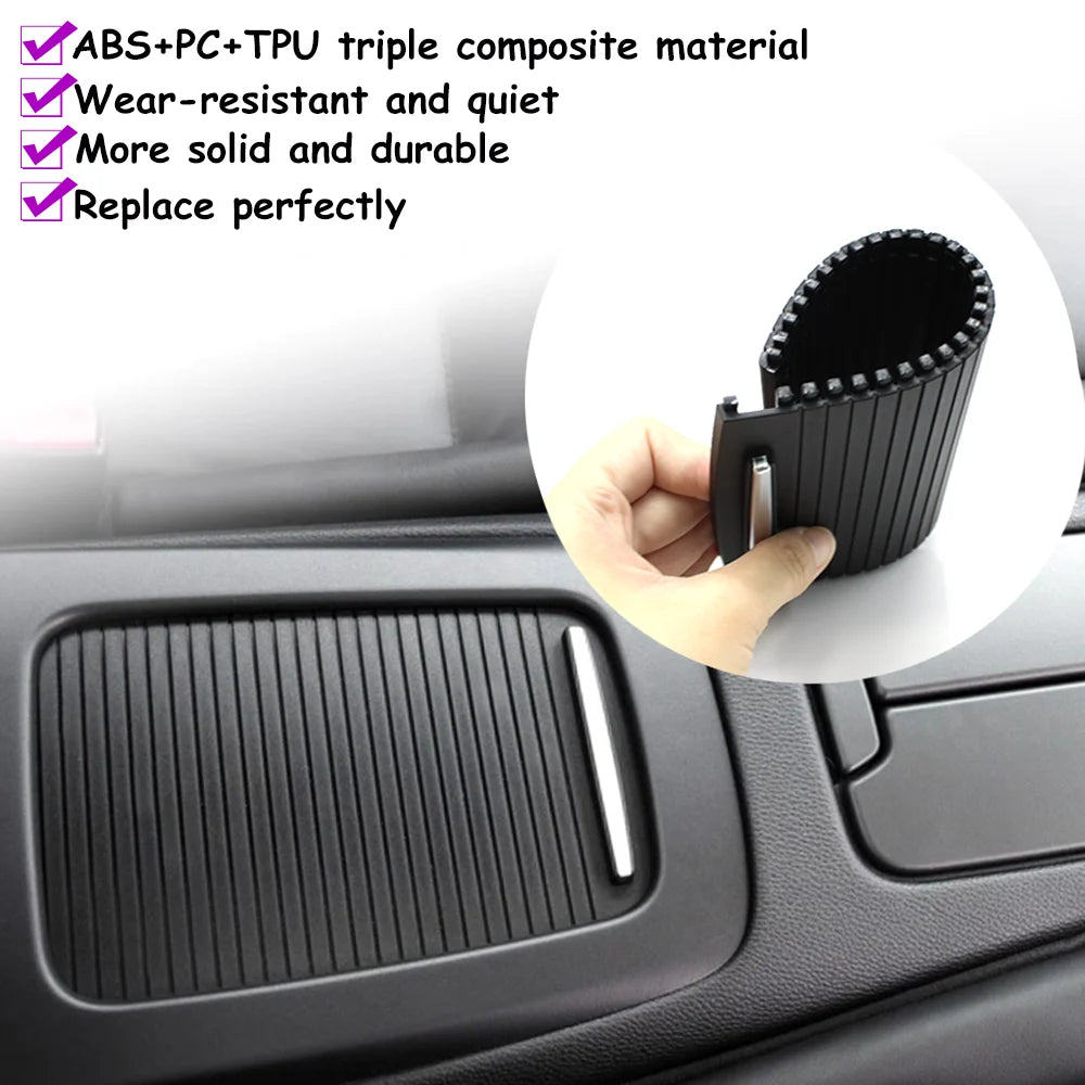 E92 E93 Car Accessories Rear Seat Central Storage Box Rolling Cover Water Cup Holder Cover For BMW 2006-2013 51166963913