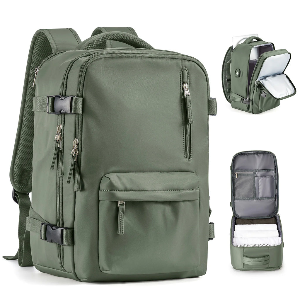 Travel Backpack Cabin Bag, Ryanair Backpack 40x30x20 Carry-Ons, Men Women 15.6 inch Laptop Backpack, Casual Trekking Backpack
