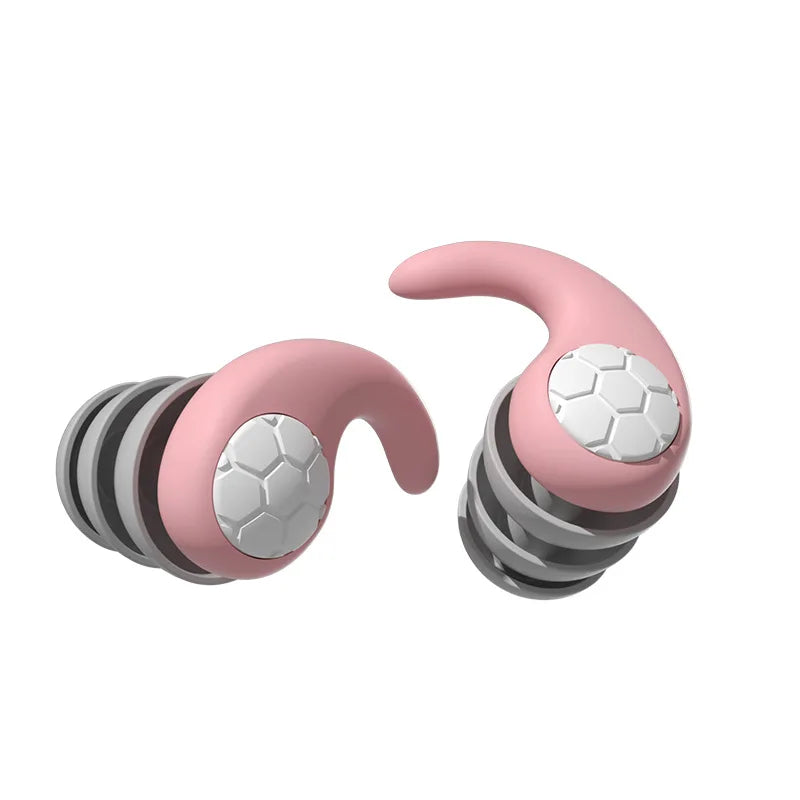 Sleep Noise Reduction Earplug Soft Silicone Ear Muffs Noise Protection Travel Reusable Swimming Waterproof Ear Plugs Anti Snore