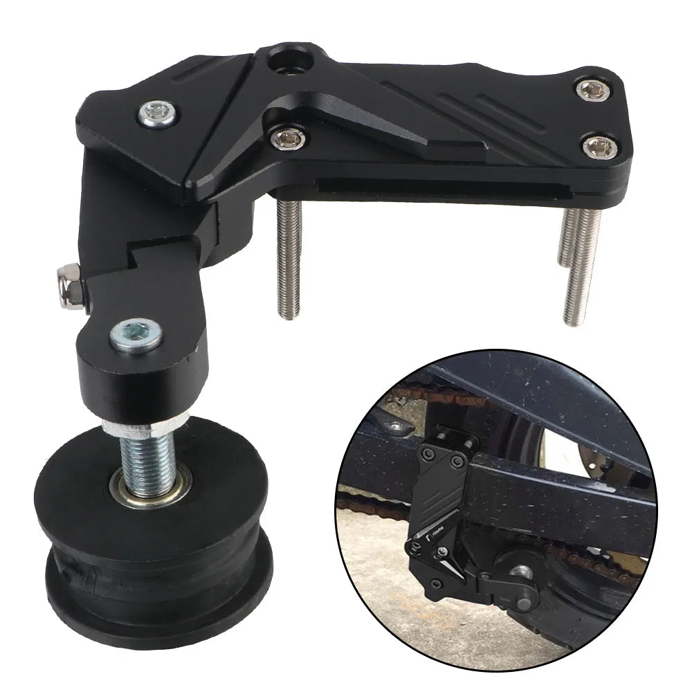 Universal Automatic Adjustment Chain Tensioner Motorcycle Wide Chain Anti Slip Device Tensioning Wheel Chain Adjuster