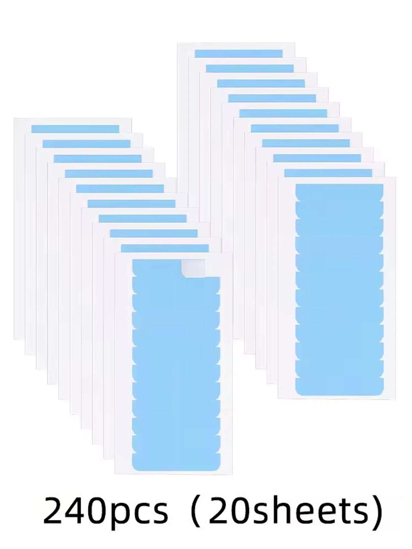 Double Sided Replacement Tape for Hair Extensions or Lace Front Wigs 5 /10/15Sheets 60/120/240 pcs Hair Extensions Adhesive Tape