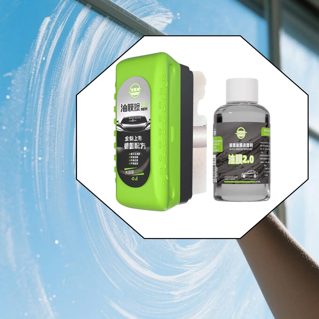 Glass Oil Film Cleaner Plastic Cleaning Board Rain Fog Removal Car Electric Brush Clean for Household