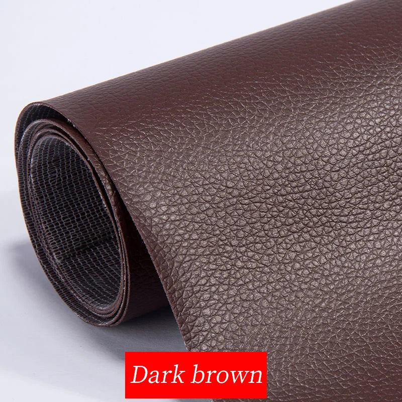Self Adhesive PU Leather Patches Patch Self-Adhesive Couch Waterproof Wear-Resisting For Furniture Sofa Car Seats Shoes Fabric
