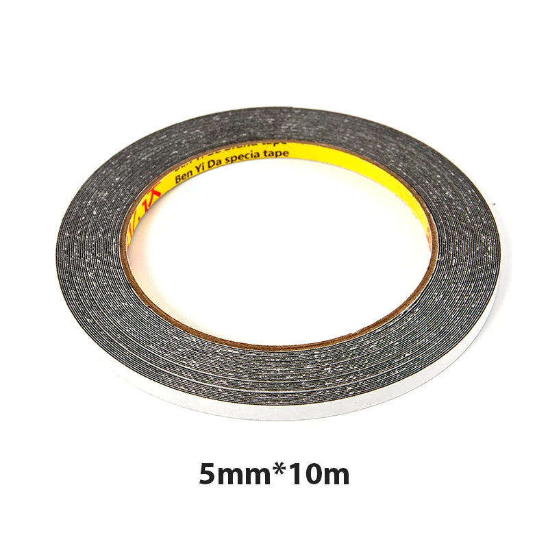 10m Thick 0.3mm Sticker Double Side Adhesive Tape Fix For Cellphone Touch Screen LCD Mobile Phone Repair Tape