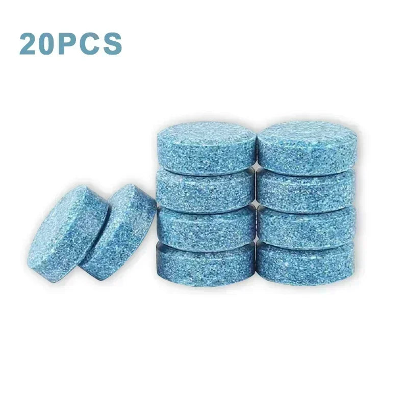 Solid Cleaner Car Windshield Washer Fluid Concentrated Effervescen Tablets for Car Room Kitchen Window Glass Cleaning