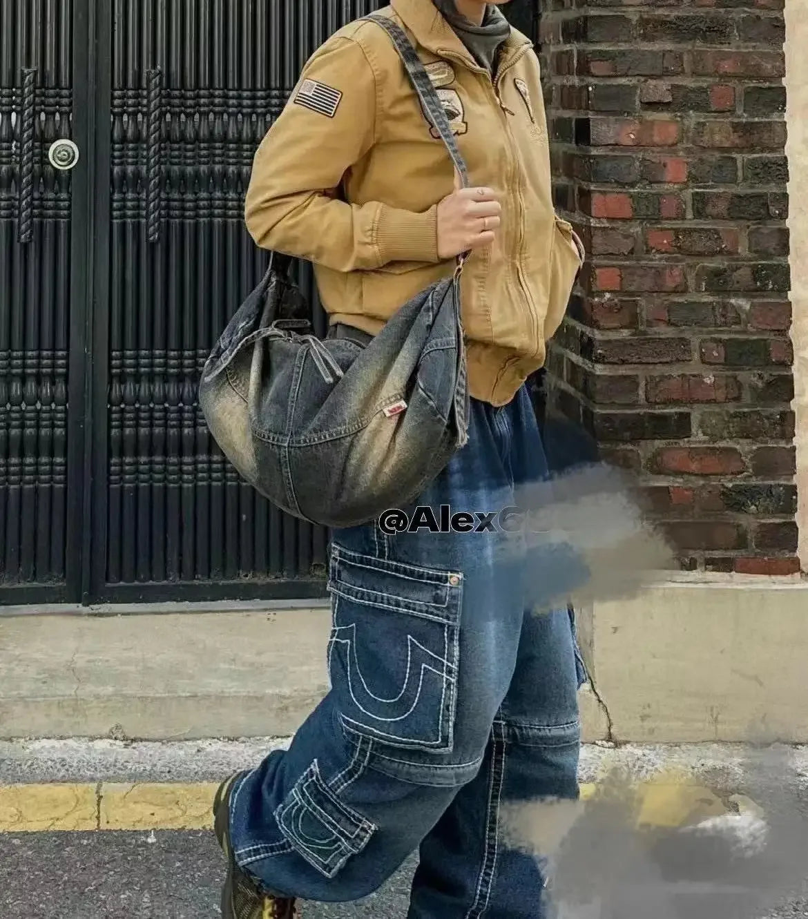 Washed Denim Shoulder Bag Women Handbags Large Capacity Shopping Bag Big female Crossbody Bags Soft Jeans Casual Totes Underarm