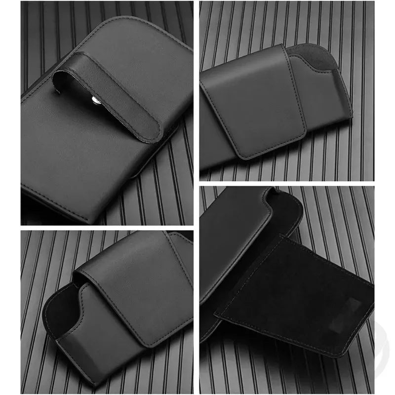 1pcs Universal Black Car Glasses Case Sunshade Clip Magnetic Buckle Glasses Storage Box Glasses Holder
