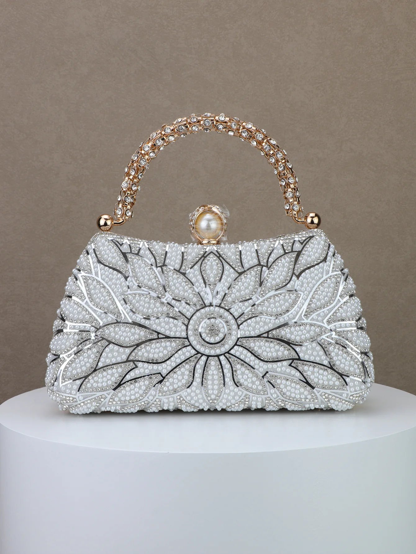 Ladies Rhinestone Clutch  Evening Bag Fashion Handbag Party Bag Banquet Bag