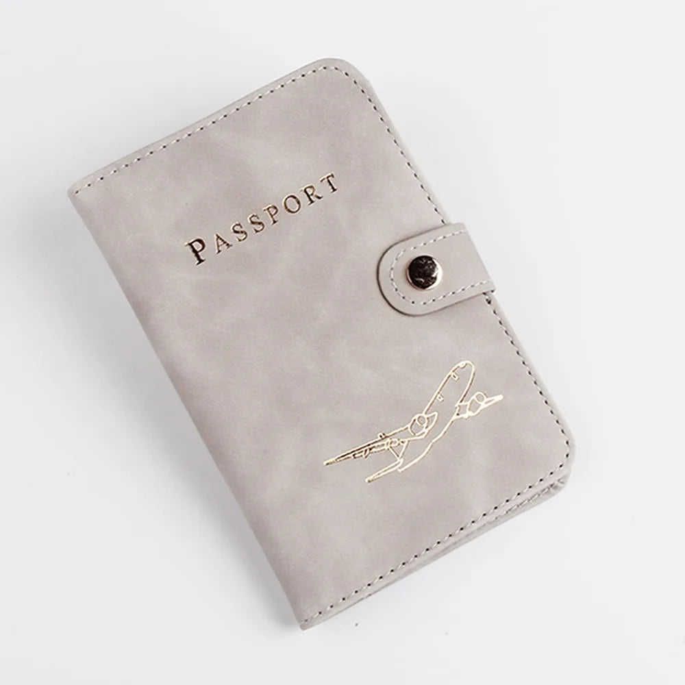 Passport Cover Case Passport Holder Wallet Card Holder Hot Stamping Fashion Travel Accessories