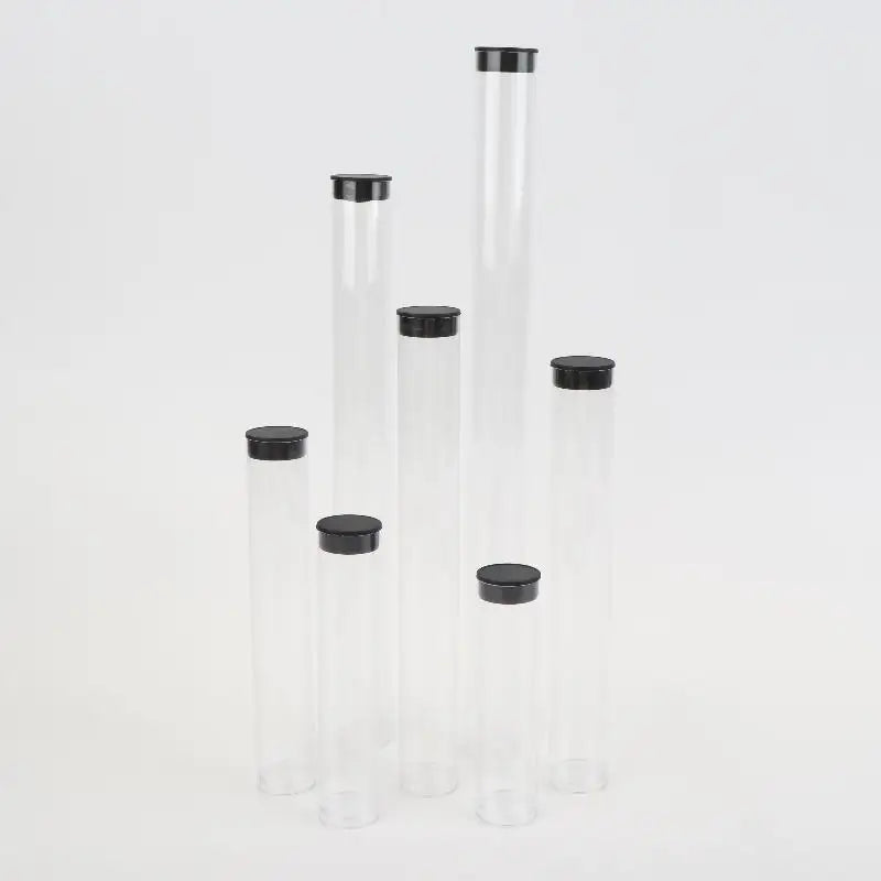 5 Pcs Clear Travel Toothbrush Case Storage Tubes With Lids Portable Toothbrush Holder For Travel/Camping/School/Home