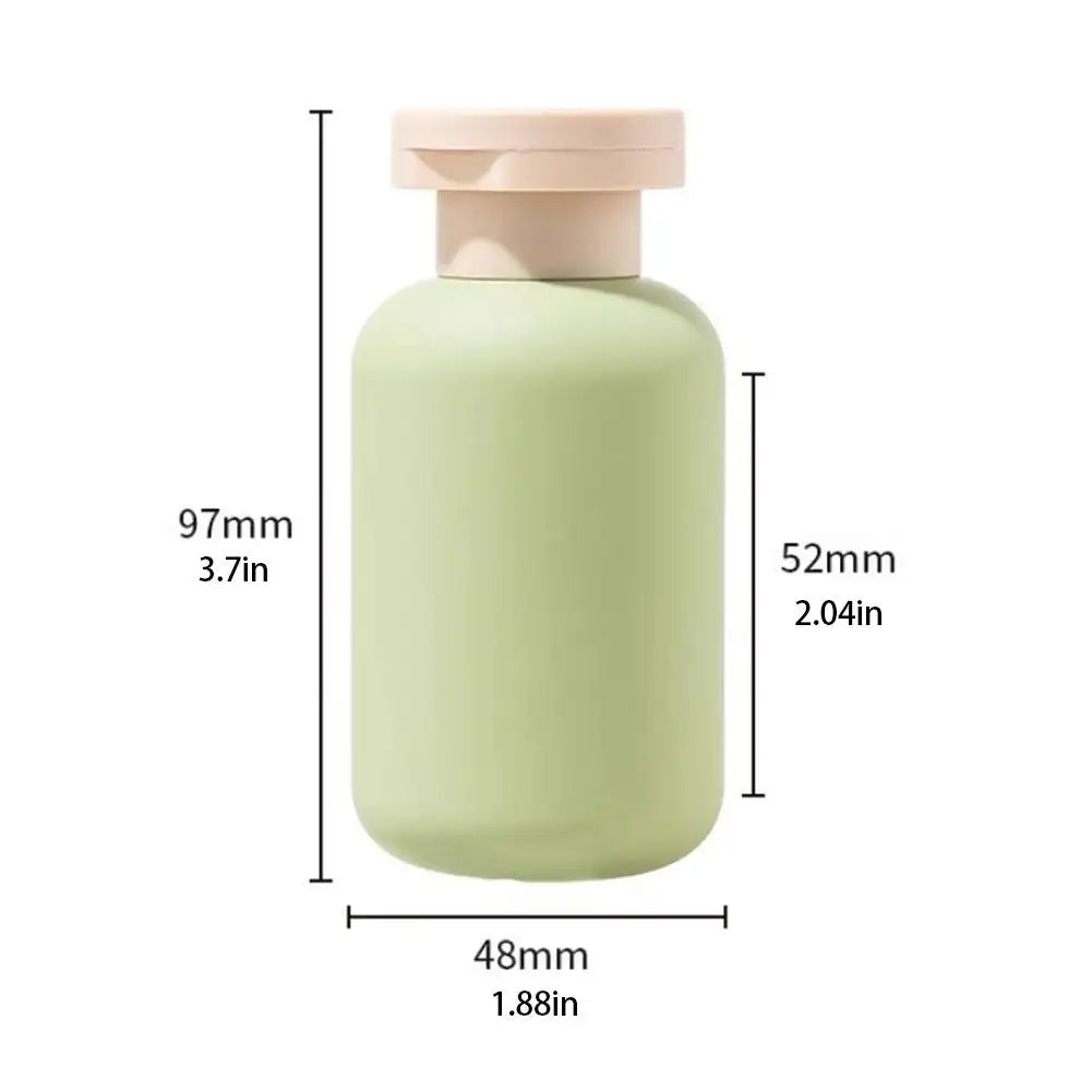 3PCS Abs Refillable Bottlesoft Silicone Lotion Container Squeeze Tube Empty Dispenser Portable Travel-Sized Refillable Bottles