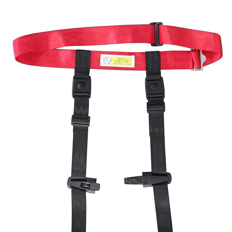 Portable Child Safety Belt Child Safety Airplane Travel Harness Safety Care Harness Restraint System Belt Adjustable Seat Straps