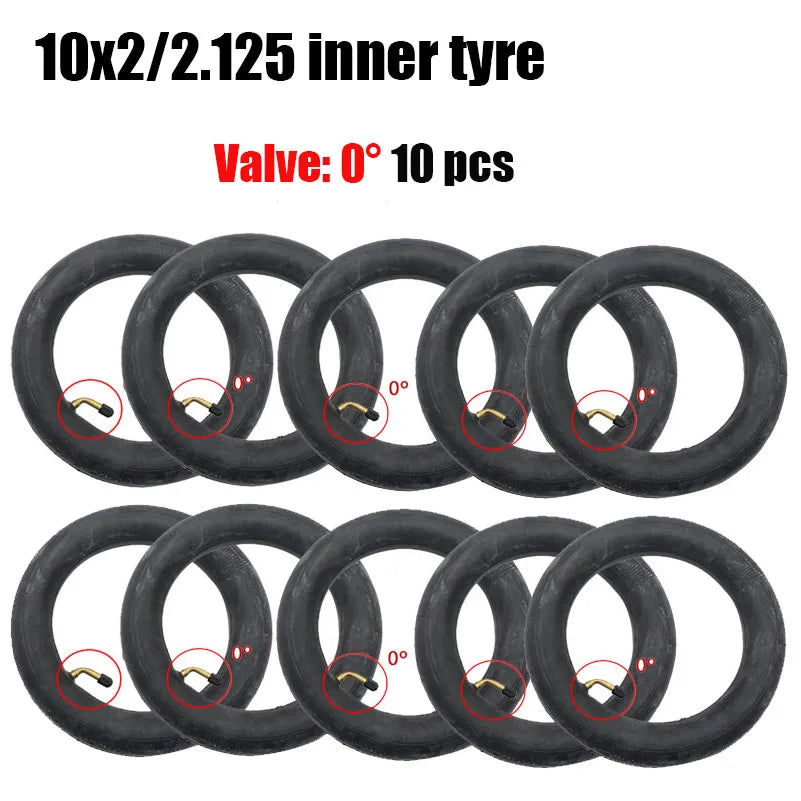 1/2/5/10 PCS 10x2/2.125 Original Butyl Rubber Tire Pneumatic 10x2 10x2.125 Camera With 10 Inch Inner Tube For Electric Scooter B