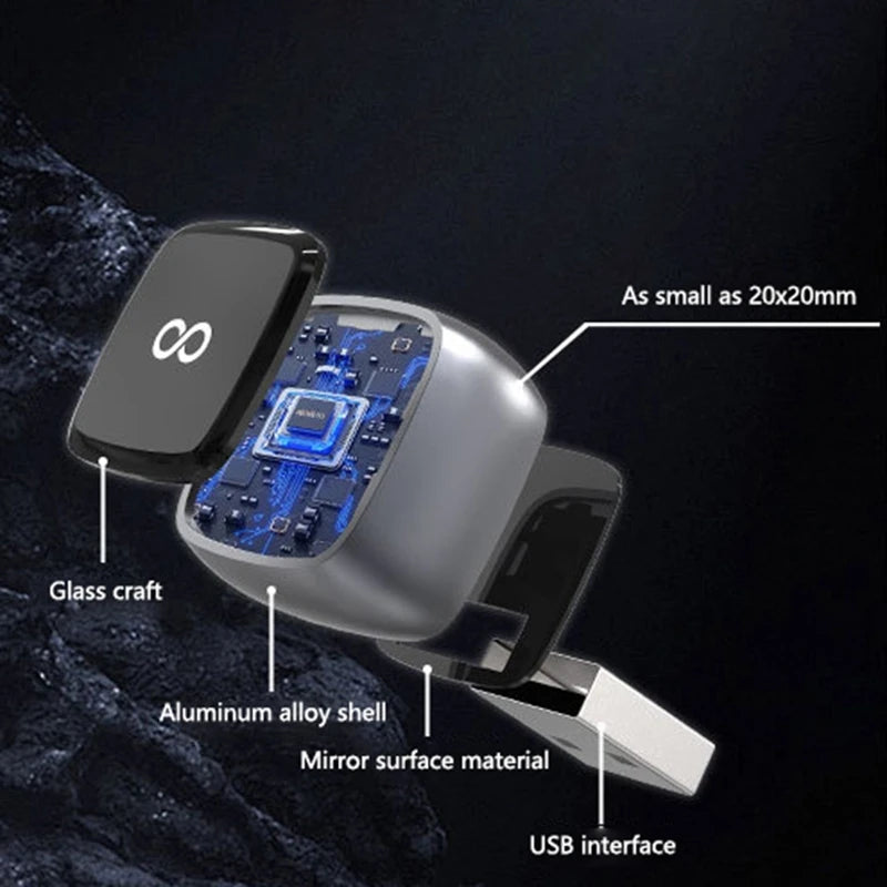 Mini 2-in-1 Wireless CarPlay Dongle Wired To Wireless AI Smart Box Universal Intelligent System Adapter Fit Most Vehicles